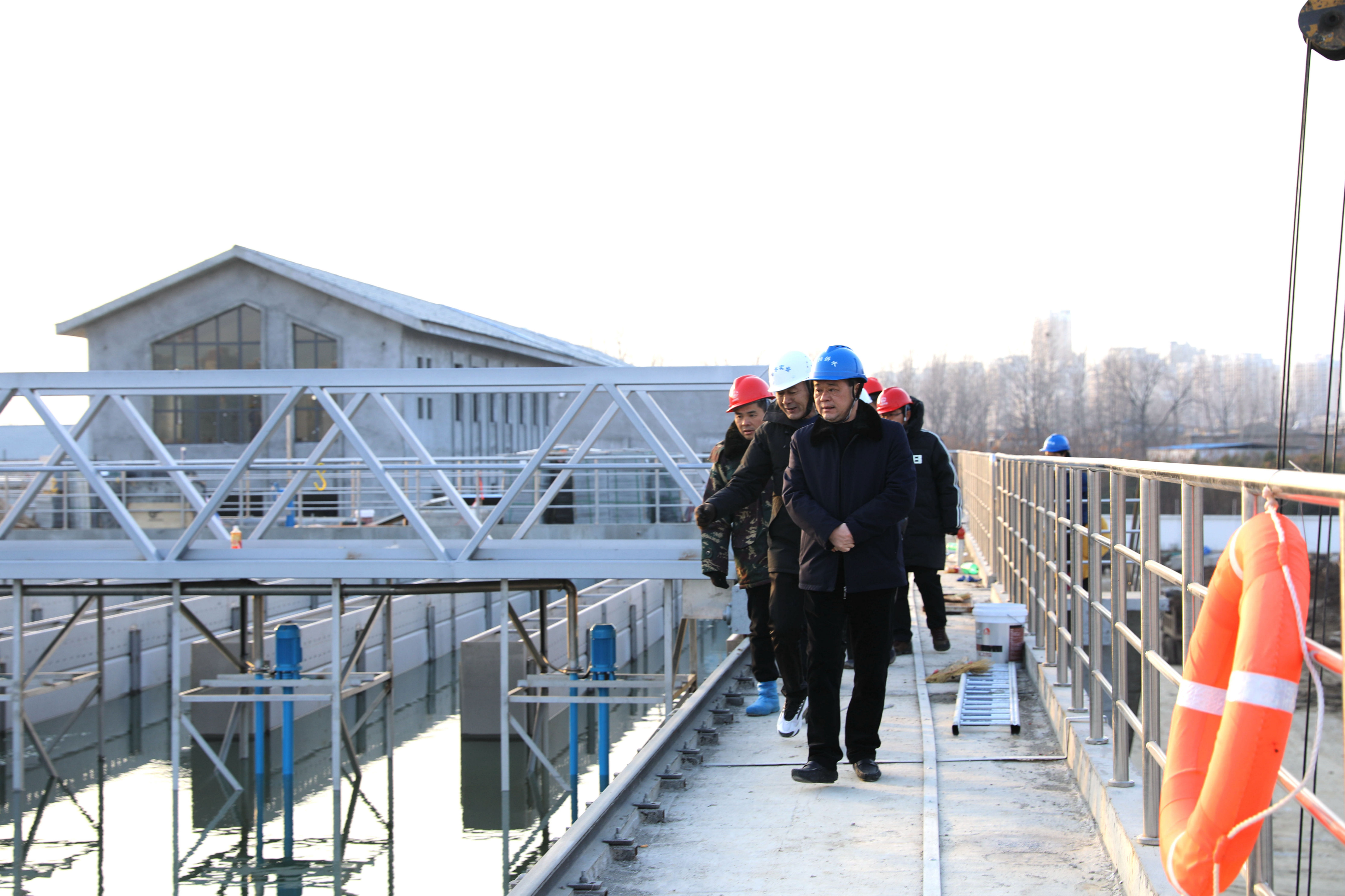张传峰视察hga008直接登录第三水厂二期工程建设